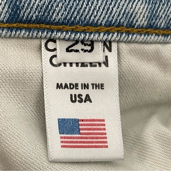 Cotton Citizen Distressed Belted Boyfriend Jeans in Sunset Wash - Picture 8 of 14